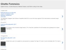 Tablet Screenshot of ghettoforensics.com
